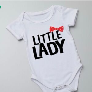 Little ladyc Baby Onesie – Cute Baby Onesie NWT made to order baby shower gift n
